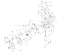 Page C Diagram and Parts List for 31AH553G401 2000 Yard Man Snow Blower
